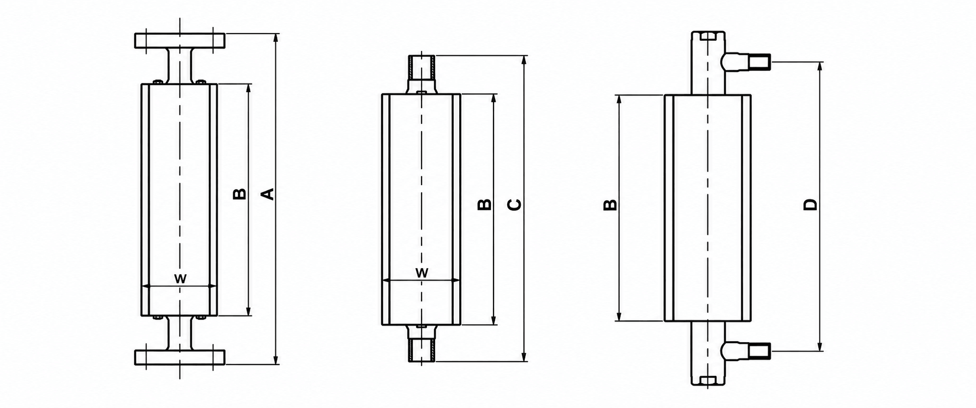 Glass Tube Rotameter - Diagram