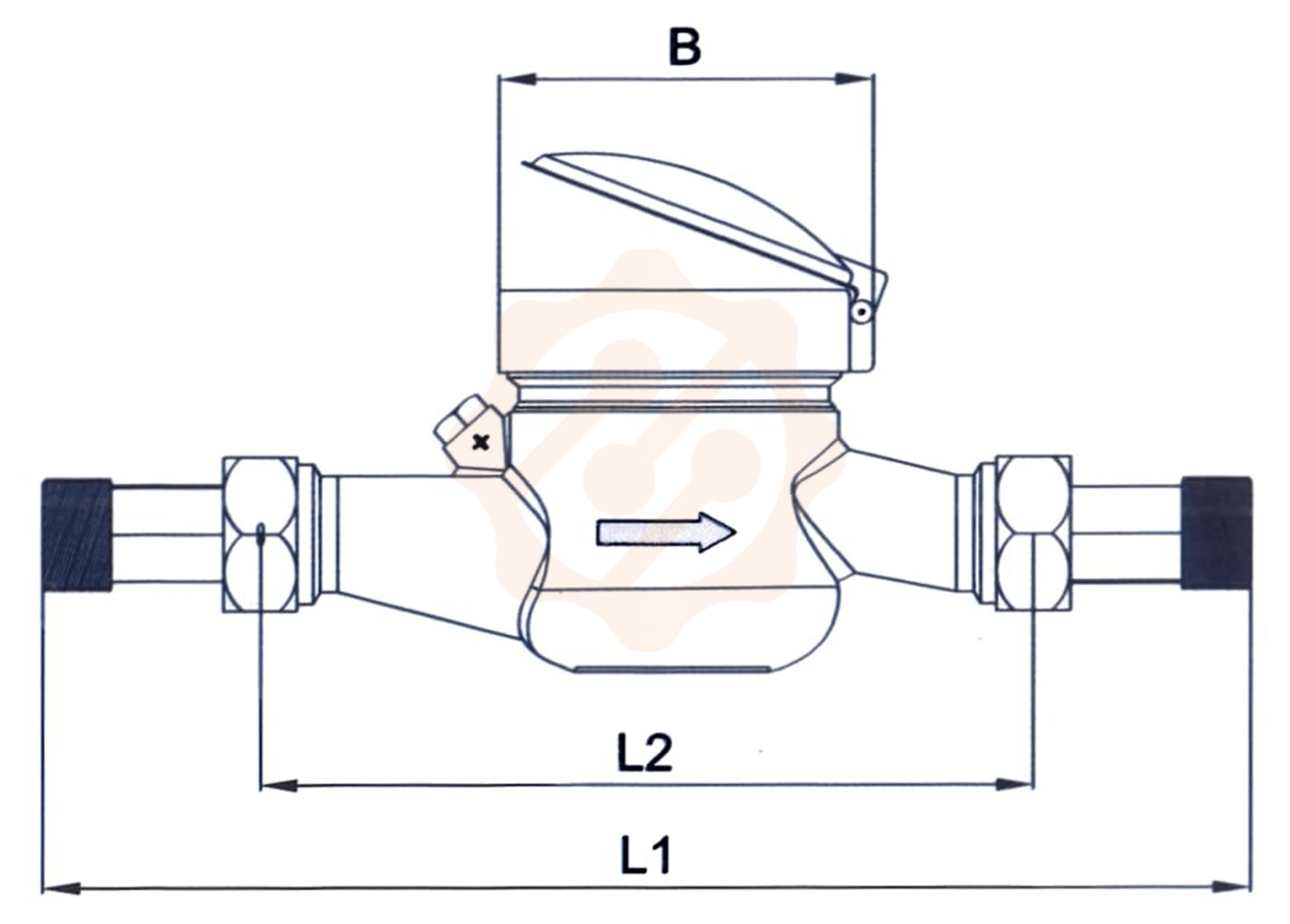 Multijet Water Metet - Diagram
