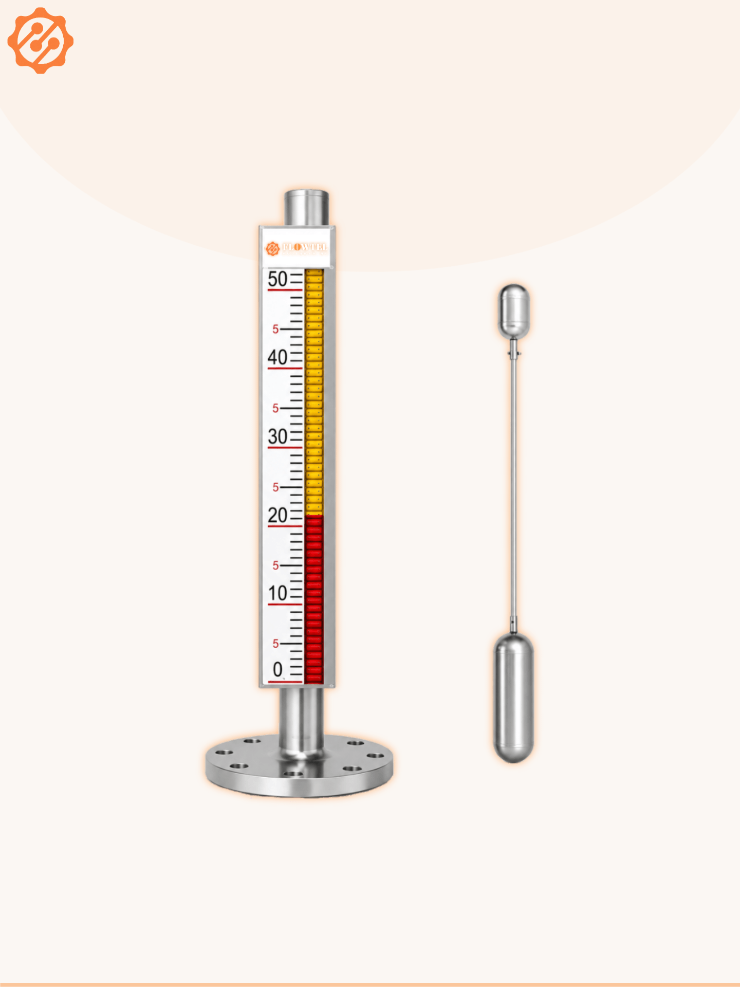 Top Mounted Magnetic Level Gauge